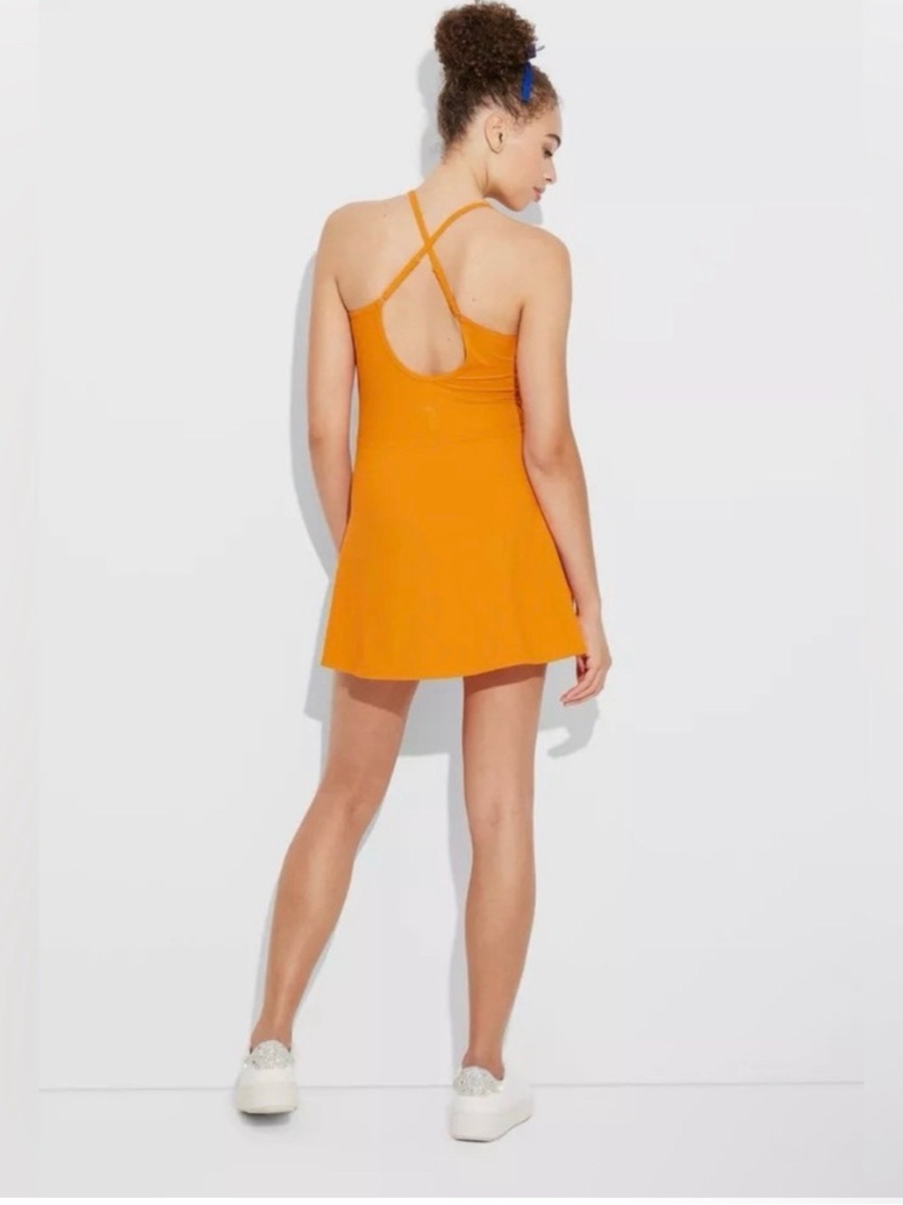 JoyLab Women's Game Day Strappy
Active Dress Yellow Size S - Picture 2 of 3